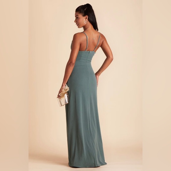 Birdy Grey ASH DRESS CREPE SEA GLASS Small NEW NWT BRIDESMAID WEDDING - Picture 2 of 6